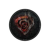 natec Bodenschutzmatte TELLUR 400"ROUND LAVA" 1.0m