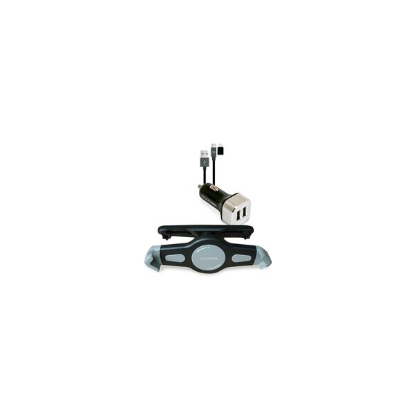 Ultron RealPower Tablet Car Set Zubehoer-Set fuer Tablets - Tablet/UMPC - Aktive Halterung - Auto - Schwarz - Silber