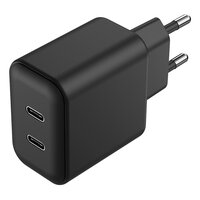 ACV Netz-Ladegerät 100V-240V 2x USB Type C 3000mA schwarz