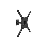Equip 13"-55" Schwenkbare TV-Wandhalterung - 139,7 cm (55") - 75 x 75 mm - 400 x 400 mm - -14 - 5° - Stahl - Schwarz