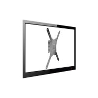 Equip 13"-55" voll bewegliche TV-Wandhalterung - 139,7 cm (55 Zoll) - 75 x 75 mm - 400 x 400 mm - -14 - 5° - Stahl - Schwarz