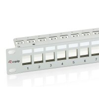 Equip 767124 - Cat6 - Grau - Rackeinbau - 1U - 44 mm -...