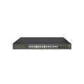 LevelOne Hilbert 28-Port Gigabit PoE Smart Lite Switch - 24 PoE Ausgänge - 4 x Gigabit SFP/RJ45 Combo - 802.3at/af PoE - 380W PoE-Leistungsbudget - Managed - L2 - Gigabit Ethernet (10/100/1000) - Vollduplex - Power over Ethernet (PoE) - Rack-Einbau