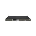 LevelOne Hilbert 18-Port Gigabit PoE Smart Lite Switch - 16 PoE Ausgänge - 2 x Gigabit SFP - 802.3at/af PoE - 230W PoE-Leistungsbudget - Managed - L2 - Gigabit Ethernet (10/100/1000) - Vollduplex - Power over Ethernet (PoE) - Rack-Einbau