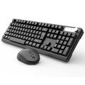 Cian Technology GmbH Inca IWS-549U - Volle Größe (100%) - Verkabelt & Kabellos - RF kabellos + USB - QWERTY - Schwarz - Maus enthalten