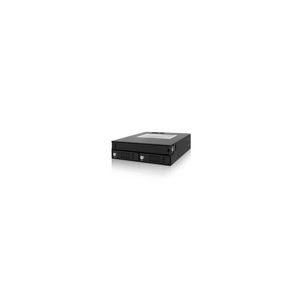 Icy Dock MB994IKO-3SB - Schwarz - Aluminium - Metall - 15 mm - 1 Lüfter - 4 cm - 12 Gbit/s