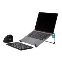 R-Go Steel Basic Laptopständer - silber - Silber - Stahl - 25,4 cm (10") - 55,9 cm (22") - 5 kg - 0 - 110 mm