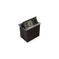 Equip Multifunktionale Tischeinbausteckdose - 1xCEE 7/4, - Schwarz - 59 mm - 153 mm - 42 mm - 2,2 kg - 92 mm