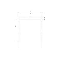 Equip 650363 32"-55" Feste TV-Wandhalterung - 55 kg - 81,3 cm (32") - 139,7 cm (55") - 200 x 200 mm - 400 x 400 mm