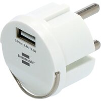 Brennenstuhl 1508110 - USB - Weiß - IP44 - 2,4 A -...