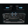 Conceptronic THYIA ERGO Gaming-Notebook Kühlständer mit 6 Lüftern - 43,2 cm (17 Zoll) - 6 Stück(e) - Tasten - Grau - Blau - Grün - Rot - China