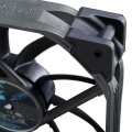 Fractal Design Venturi HP-12 PWM - Ventilator - 12 cm - 400 RPM - 1800 RPM - 104,3 m³/h - Schwarz - Grau