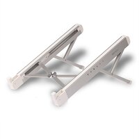 Lindy 20916 - Laptop-Ständer - Silber - Weiß - Acrylnitril-Butadien-Styrol (ABS) - Aluminium - Silikon - 25,4 cm (10") - 39,6 cm (15.6") - 15 kg