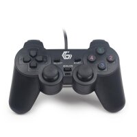 Gembird JPD-UDV-01 - Gamepad - PC - D-Pad - Analog / Digital - Kabelgebunden - USB 2.0