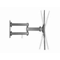 Equip Artikulierende TV-Wandmontagehalterung - 37 bis 70 Zoll - 177,8 cm (70") - 200 x 200 mm - 600 x 400 mm - -15 - 10° - Edelstahl - Schwarz