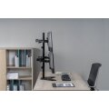 Equip 17"-32" Vierfach-Monitor/LCD-Tischfußhalterung - Freistehend - 36 kg - 43,2 cm (17") - 81,3 cm (32") - 100 x 100 mm - Schwarz