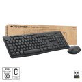 Logitech 920-012065 - Kabellos - Bluetooth - Membran Key Switch - QWERTZ - Graphit - Maus enthalten