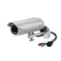LevelOne Fixed Network Camera - 3-Megapixel - Outdoor - PoE 802.3af - Day & Night - IR LEDs - WDR - IP-Sicherheitskamera - Draußen - Kabelgebunden - CE - FCC - ONVIF - IP68 - IK10 - NEMA 4X - Wand - Silber