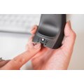 Bakker DXT Precision Mouse Wireless - Beidhändig - Vertikale Ausführung - Laser - RF Wireless + Bluetooth - 2000 DPI - Schwarz - Grau