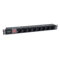 Equip 8-Fach Deutsche Steckdosenleiste - 1U - Horizontal...