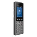 Grandstream WP825 - IP-Mobiltelefon - Anthrazit - Tisch/Bank - Antibakteriell - Chemikalienbeständig - Tropfsicher - Wasserdicht - IP67 - 2 Zeilen