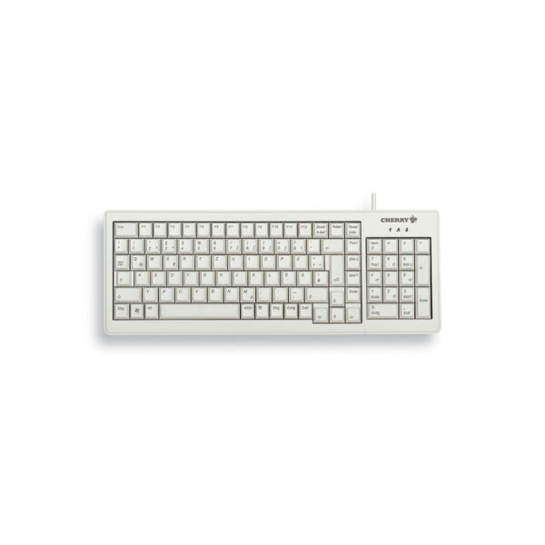 Cherry XS  - Volle Größe (100%) - Kabelgebunden - USB - QWERTZ - Grau