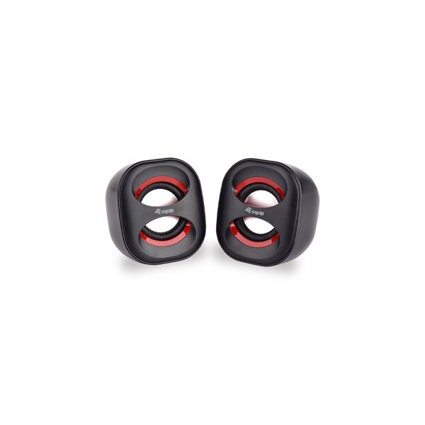 Equip Mini-USB-Lautsprecher - 2.0 Kanäle - Kabelgebunden - 3 W - 90 - 20 Hz - 40 Ohm - Schwarz