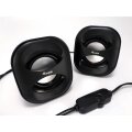 Equip Mini-USB-Lautsprecher - 2.0 Kanäle - Kabelgebunden - 3 W - 90 - 20 Hz - 40 Ohm - Schwarz