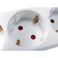 Equip 3fach Verteiler Mehrfachsteckdose Schuko - 1,5 m - Drinnen - Typ F - Type F (CEE 7/4) - 1,5 mm² - Kunststoff