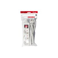 Equip 3fach Verteiler mit Schalter Mehrfachsteckdose Schuko - 1,5 m - Drinnen - Typ F - Type F (CEE 7/4) - 1,5 mm² - Kunststoff