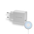 RealPower PC-MagSet - Drinnen - AC - Kabelloses Aufladen - Weiß