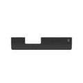 Contour Design RollerMouse Pro/ SliderMouse Pro Slim Handballenauflage aus veganem Leder - Veganes Leder - Schwarz - RollerMouse Pro - SliderMouse Pro - 80,7 mm - 382 mm - 12,7 mm