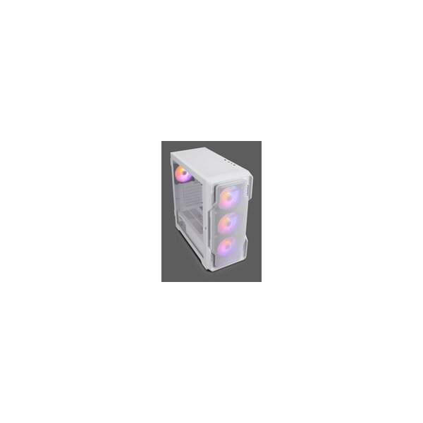 Nanoxia Geh Midi DS-9 ARGB Airflow white - USB-C - TG-Mesh - Midi/Minitower - ATX