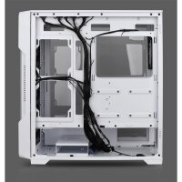 Nanoxia Geh Midi DS-9 ARGB Airflow white - USB-C - TG-Mesh - Midi/Minitower - ATX