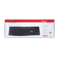 Equip Kabelgebundene USB Tastatur - Volle Größe (100%) - Kabelgebunden - USB - QWERTY - Schwarz