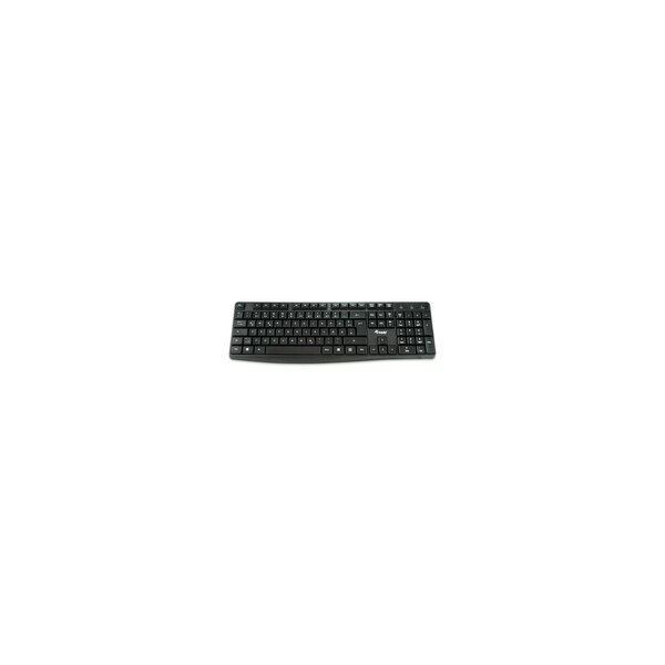 Equip Kabelgebundene USB Tastatur - Volle Größe (100%) - Kabelgebunden - USB - QWERTZ - Schwarz
