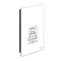 Auerswald TFS-Dialog 400 - CE - IP44 - Weiß - Glas - Kunststoff - 140 mm - 28 mm
