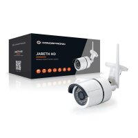 Conceptronic JARETH HD Kabellose Cloud-IP-Kamera - Outdoor - IP-Sicherheitskamera - Draußen - Verkabelt & Kabellos - Extern - Decke/Wand - Weiß