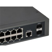 LevelOne GEP-2652 - Switch - Smart - 24 x 10/100/1000 PoE++ 2 Gigabit - - 1 - Switch - 1 Gbps