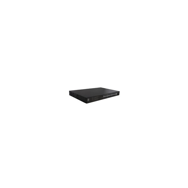 LevelOne FGP-2831 - Unmanaged - Fast Ethernet (10/100) - Power over Ethernet (PoE) - Rack-Einbau - 1U