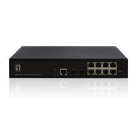 LevelOne GEL-1061 - Switch - managed - 8 x/1000+ 2 SFP -...