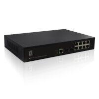 LevelOne GEL-1061 - Switch - managed - 8 x/1000+ 2 SFP - Switch - Glasfaser (LWL)