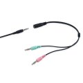 Equip Chat-Headsest - Kabelgebunden - Anrufe/Musik - 20 - 22000 Hz - 96 g - Kopfhörer - Schwarz