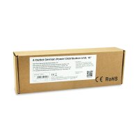 Equip 4-Fach Deutsche Steckdosenleiste - 10"...