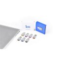 Smart Keeper Basic"USB Stick" verriegelbar dunkelblau - Micro SD
