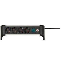 Brennenstuhl 1391040400 - 1,8 m - Indoor - Abgewinkelt - IP20 - 1,5 mm² - Aluminium