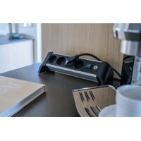 Brennenstuhl 1391040400 - 1,8 m - Indoor - Abgewinkelt - IP20 - 1,5 mm² - Aluminium