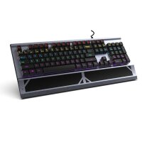 Cian Technology GmbH Inca IKG-444 - Volle Größe (100%) - Kabelgebunden - USB - Mechanischer Switch - RGB-LED - Grau