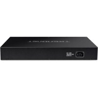 TRENDnet TPE-BG102G - Unmanaged - Gigabit Ethernet (10/100/1000) - Vollduplex - Power over Ethernet (PoE) - Rack-Einbau - 1U