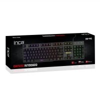 INCA Gaming Tastatur IKG-446 Regenbogen RGB dt. Layout...
